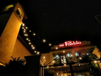 ourtyard at our Mi Pueblo Mexican restaurant Venic